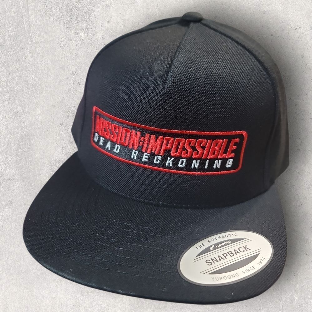 Mission: Impossible Dead Reckoning Black Snapback Hat NEW